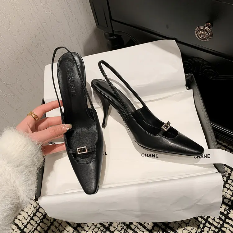 OEM Patent Leather Slingback Sandals Custom for Summer Wear Exporter, Company