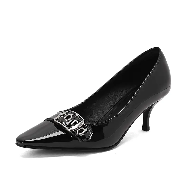 Discount Manufacturer Pointed Toe Patent Leather Pumps Factories, Products