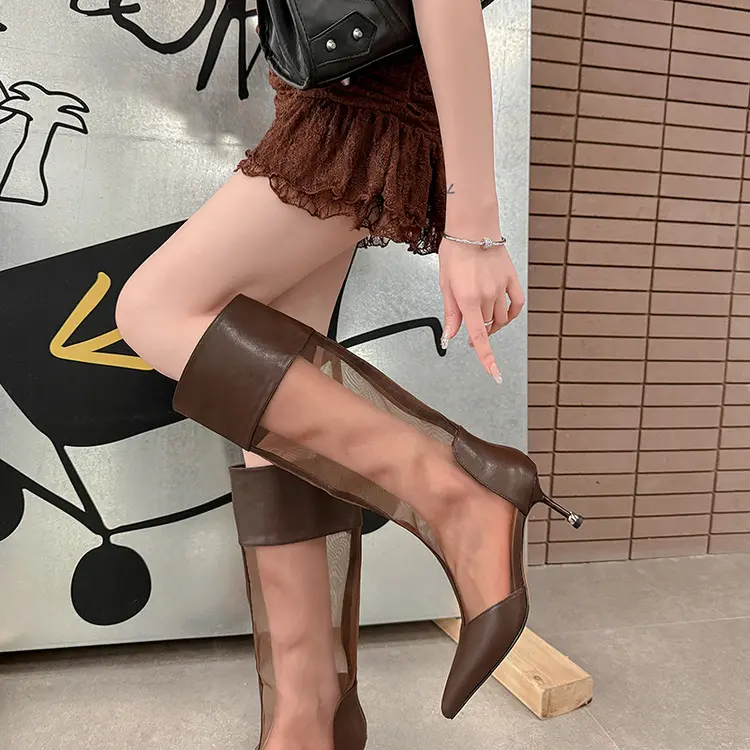 OEM Mesh Knee-High Summer Boots 5