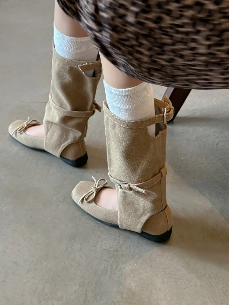 Mid-calf Boots f9006 detailed view 31