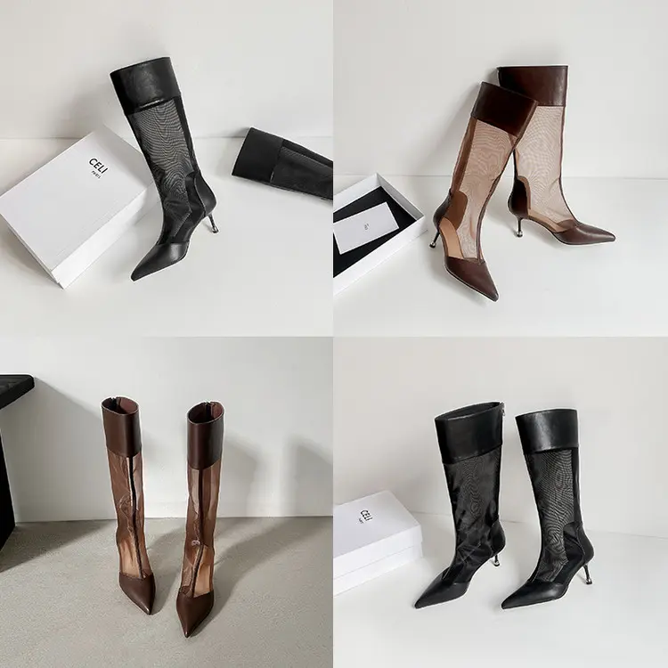 OEM Mesh Knee-High Summer Boots 2
