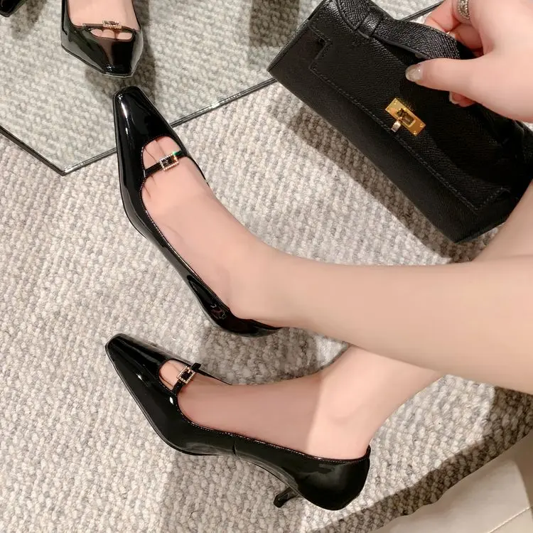 CE Certification Rhinestone Pointed Toe Pumps from Wholesale for Dress Companies, Service