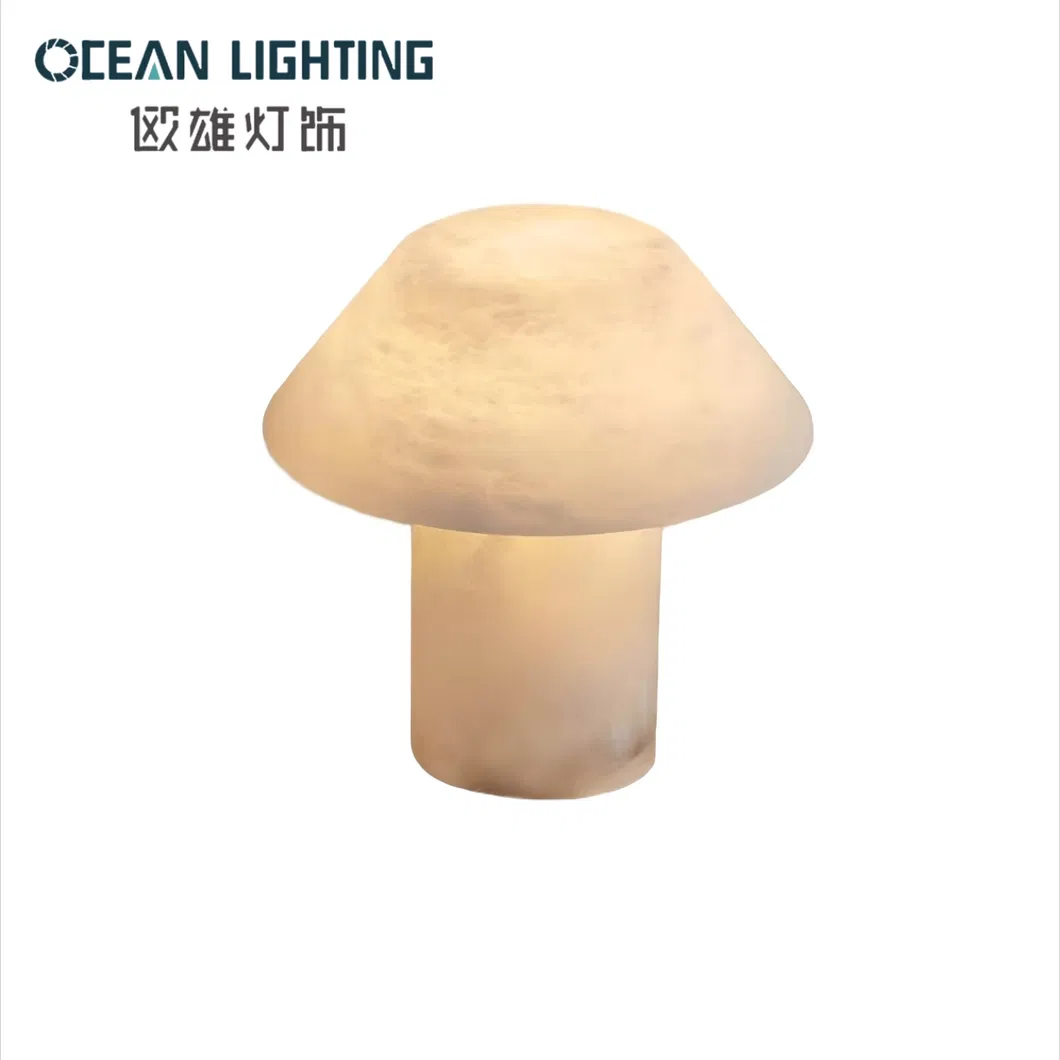 Alabaster Stone Table Lamp Detail 2