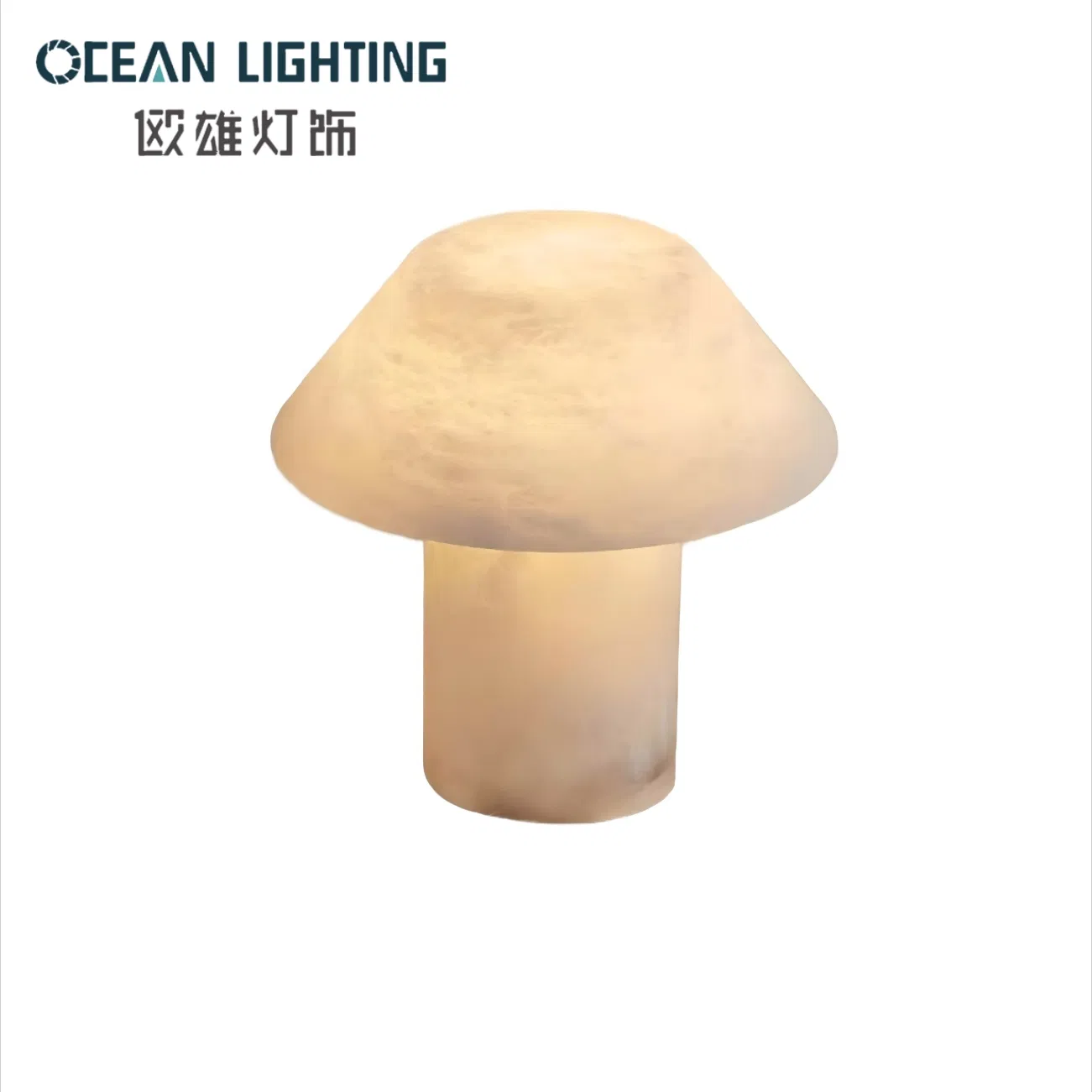 Modern Home Decor Nordic Simple Sconce Indoor Marble Reading Lighting Spanish Alabaster Stone Table Lamp