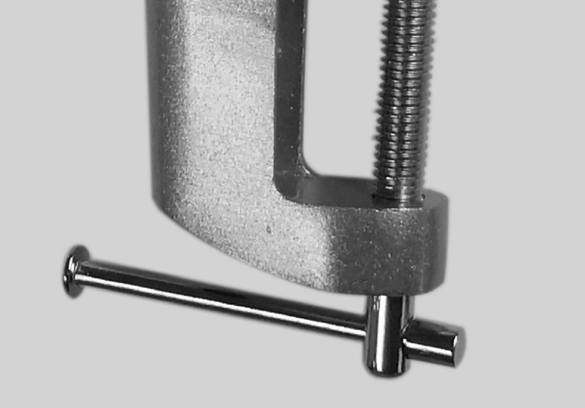 Tabletop Clamp Countertop Clamp 1/4inch Standard Screw Table Lamp Metal Fixed Clamp Desktop Clamp Bl17209