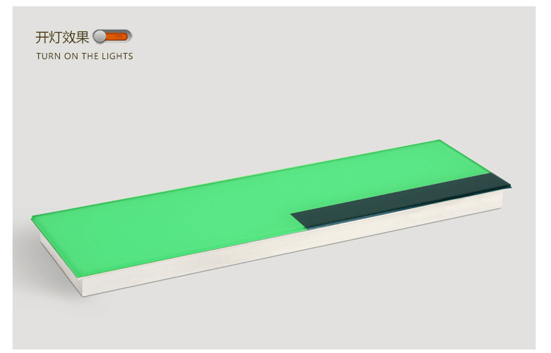 LED Piano Floor Tile Light Step on Gravity Sensing Outdoor Park Square Colorful RGB Induction Brick Stage Light Floor Lamp