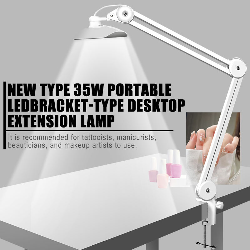 2029 Better Than 4 Blanc Foldable Energy Save LED Desk Beauty Working Lamp