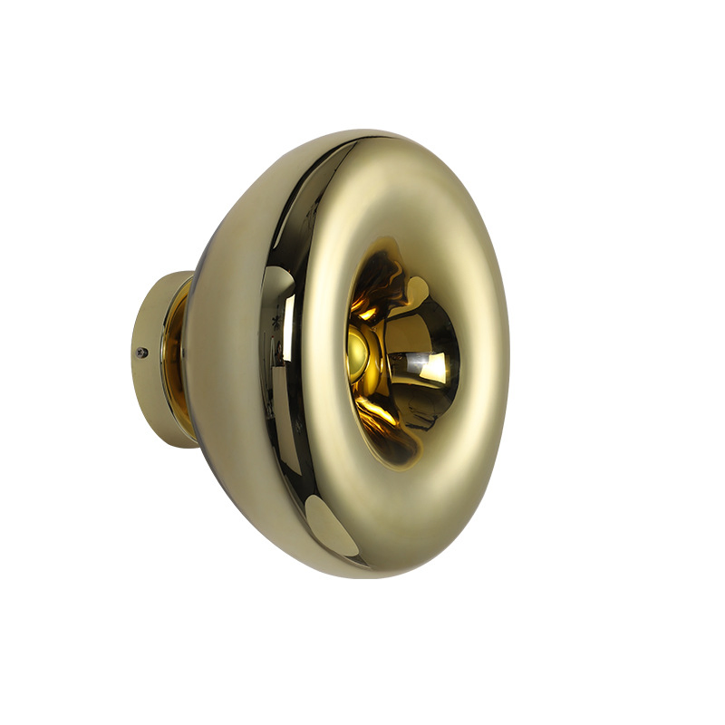 Wholesale Modern Luxury Nordic Indoor Use Vintage Aluminum Glass LED Wall Lamp Living Room Lava Staircase Bar Background Home Decor Glass Wall Lamp (ZY-R009)