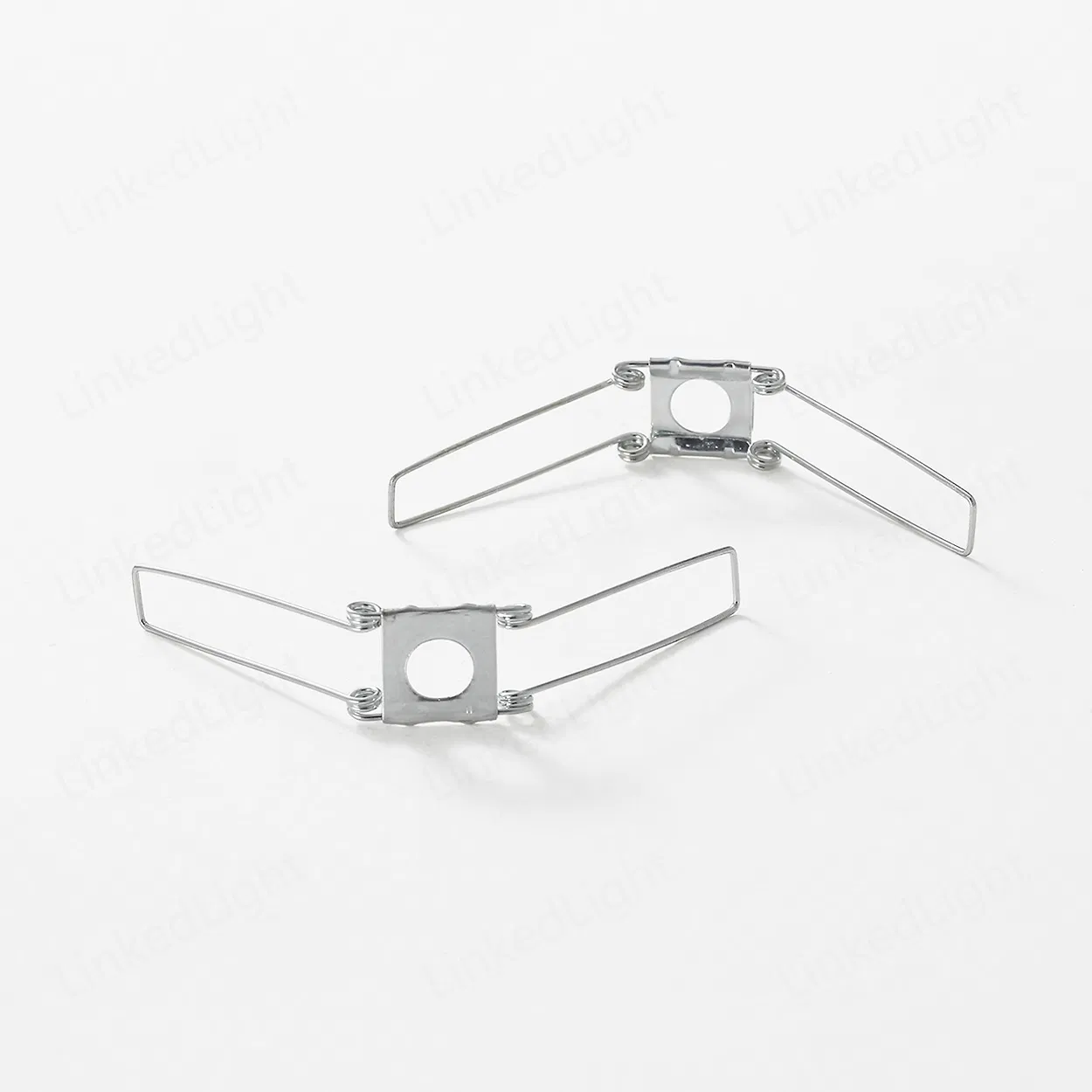 Chinese Supplier Lighting Accessories Round Iron Metal Bracket Spring Clamp