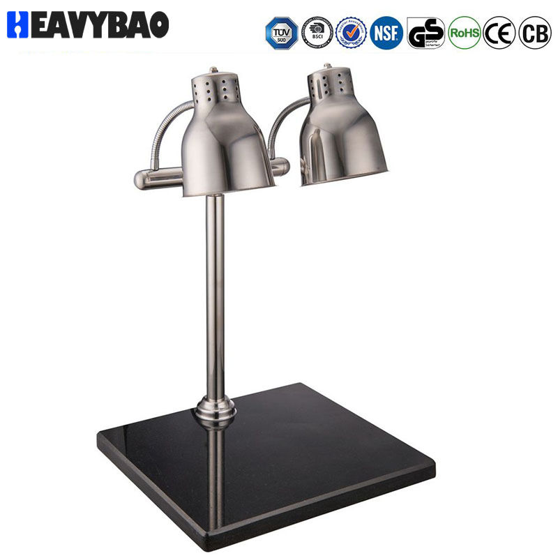 Heavybao Top Class High Quality Stainless Steel Kitchen Buffet Aliment Food Heat Lamp
