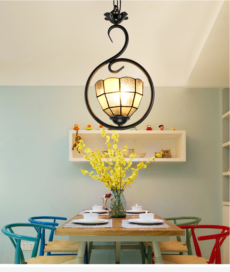 Tiffany Bankers Pendant Lamp for Indoor Home Lighting Fixtures (WH-TF-17)