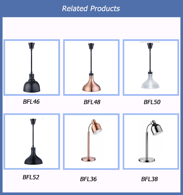 Hanging Food Warmer Heat Lamp