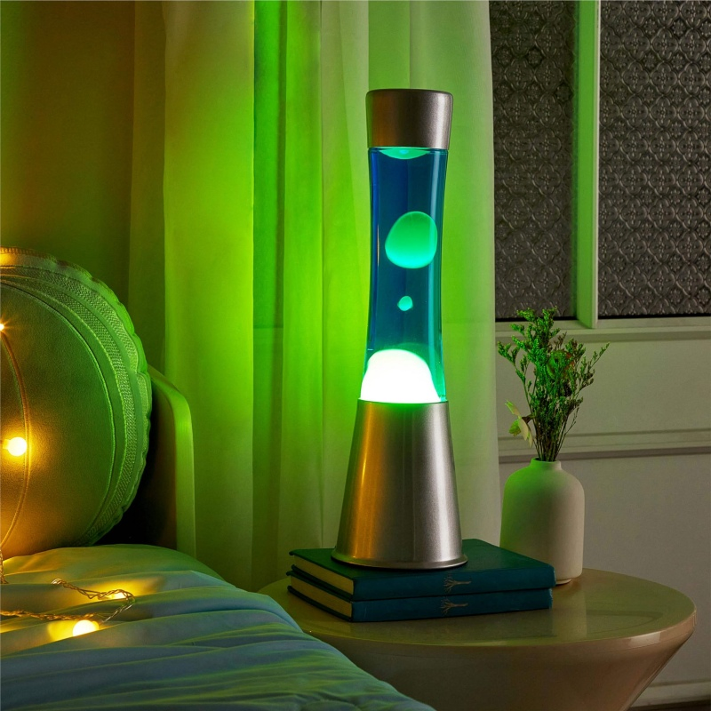 Rainbow Motion Lava Lamp: Retro Liquid Night Light for Bedroom