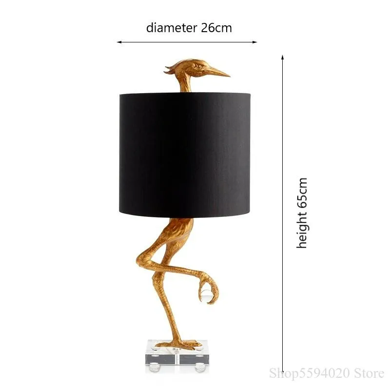 Ostrich Shape Table Lamp 6