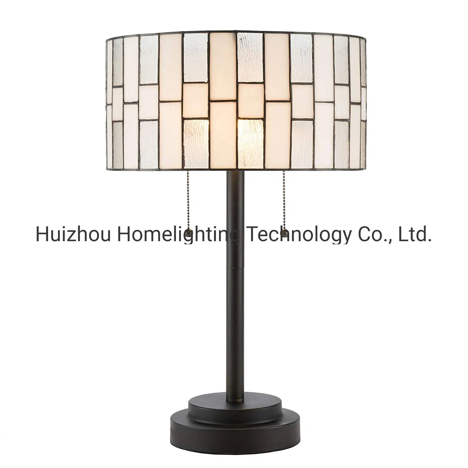 TFT-8017 Tiffany Style Decorative Antique Art Glass Shade Table Lamp