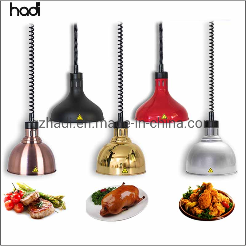 Luxurious Light Dinner Ware Catering Warm up Light Cheap Buffet Lamp Colorful Telescopic Hanging Heat Lamp Restaurant for Sale