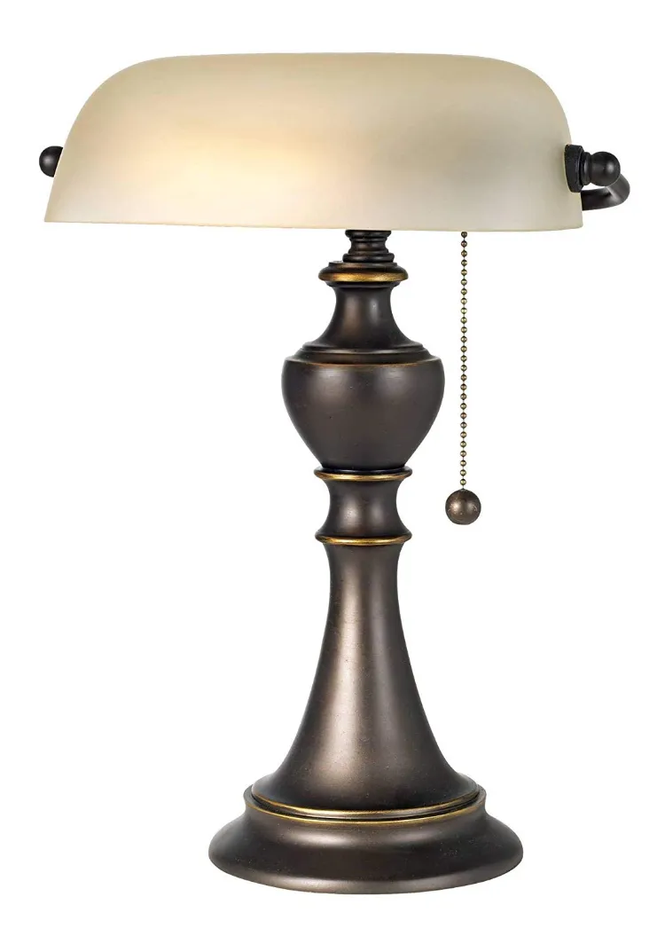 M-1097 Banker Lamp Detail 1