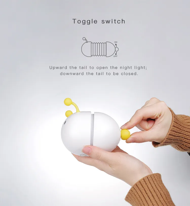 Caterpillar Sleep Light Usage