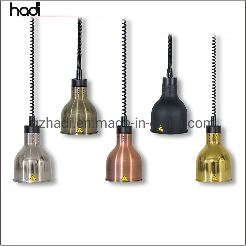 Luxurious Light Dinner Ware Catering Warm up Light Cheap Buffet Lamp Colorful Telescopic Hanging Heat Lamp Restaurant for Sale
