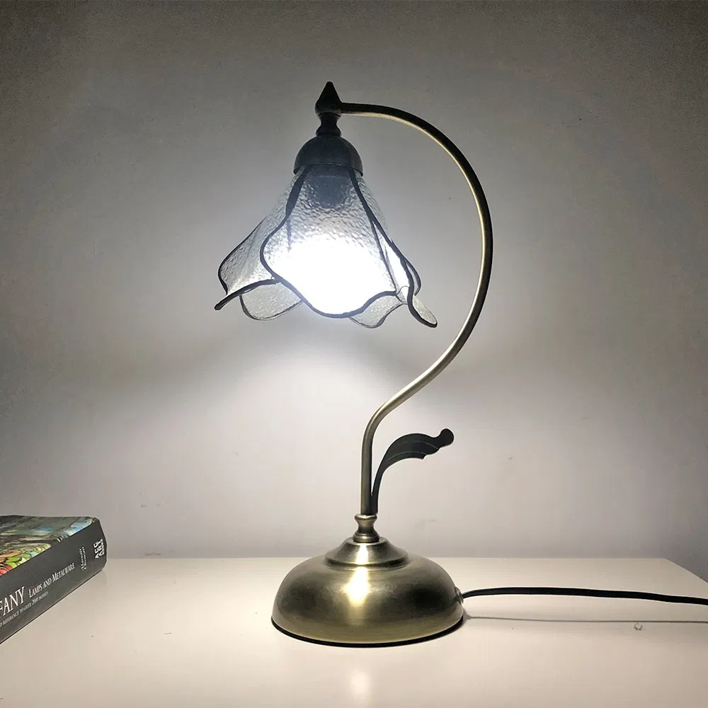 Minimalist Lamp Eye Protection Light Petal Stained Glass Decoration Tiffany Lamp