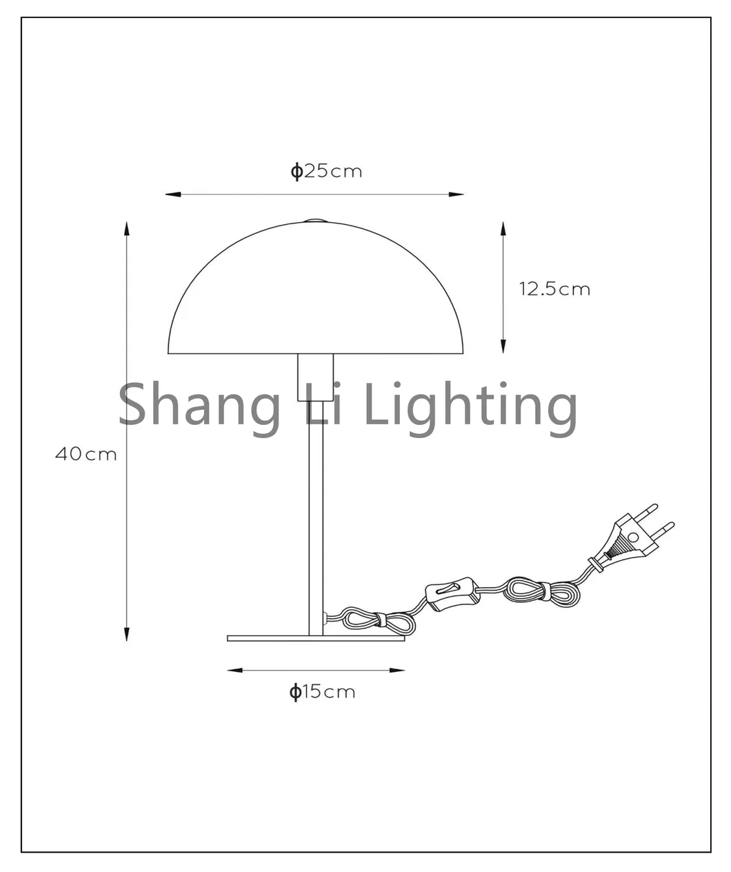 Mushroom Table Lamp View 1