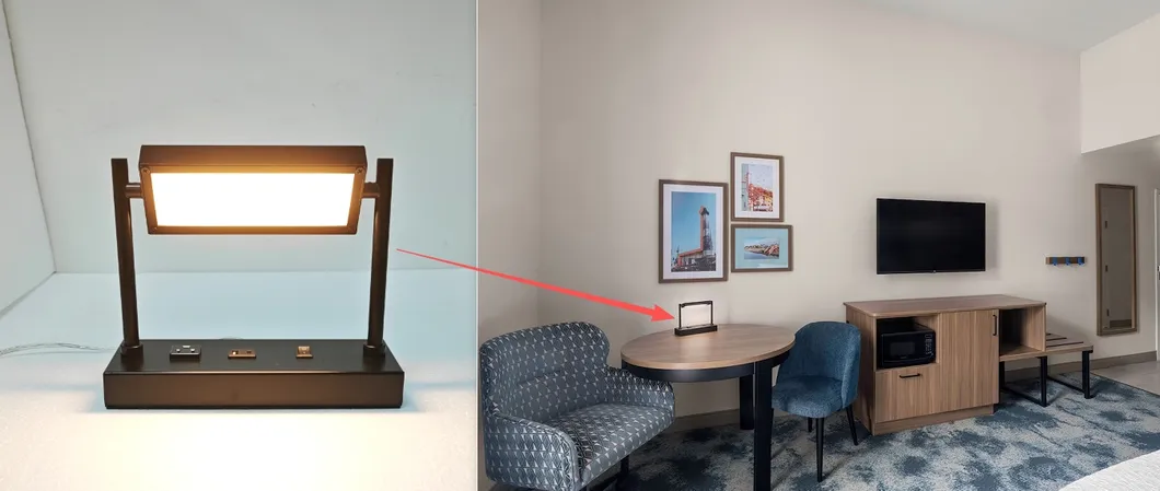 LED Table Lamp with USB