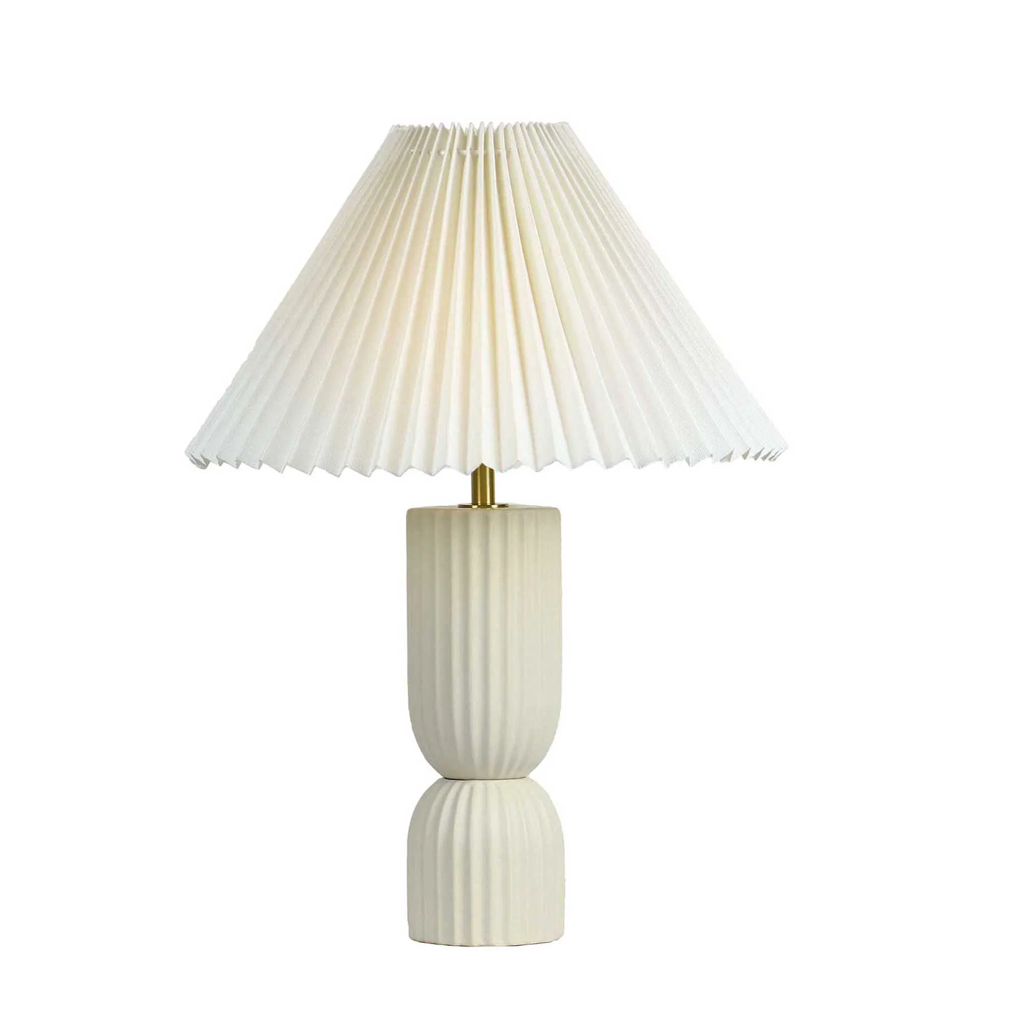 Pleated Shade Retro Table Lamp Nordic Bedside Lamp Designer Desk Lamp