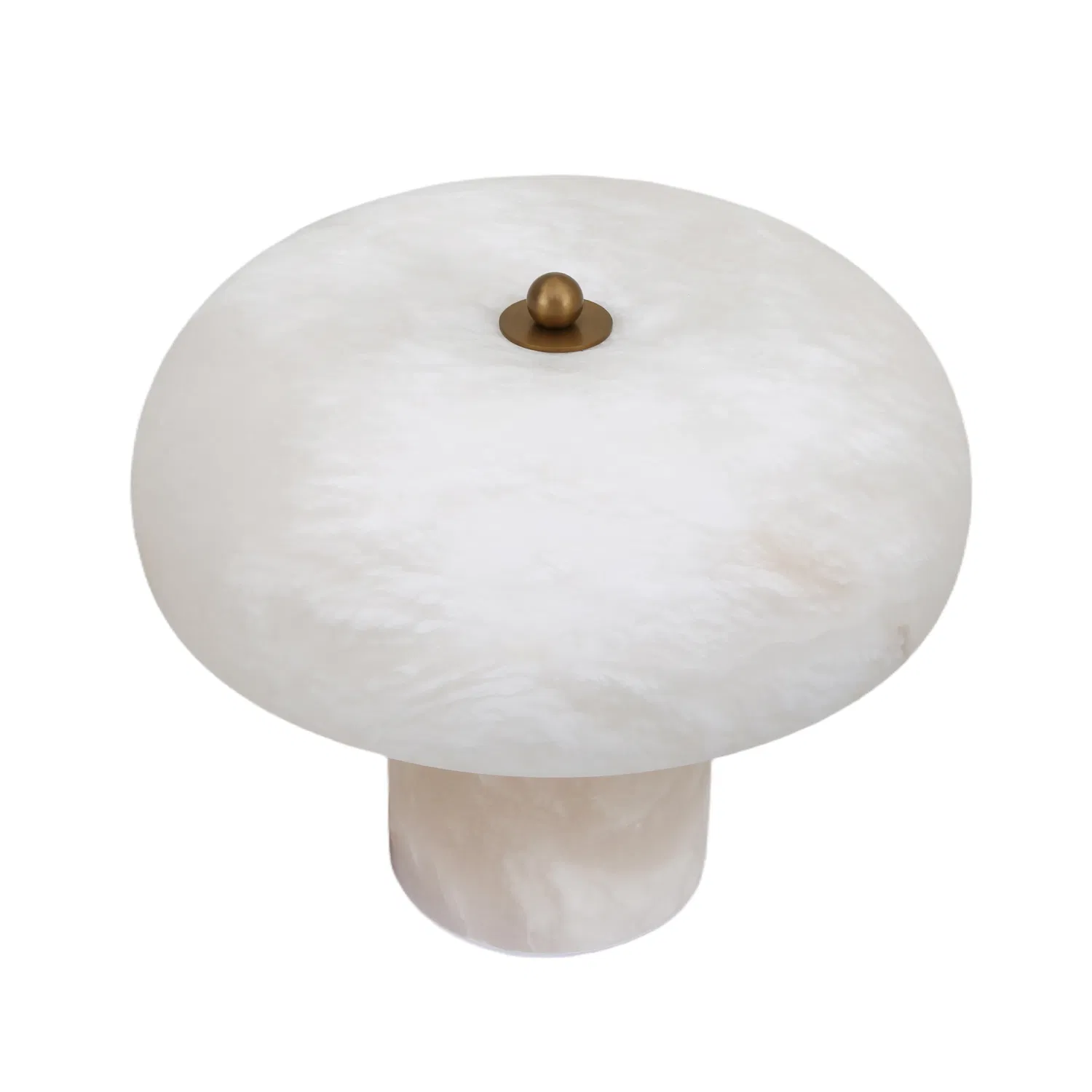 OEM Pure Natural Alabaster Night Table Lamp for Living Room Bedroom Bedside Use