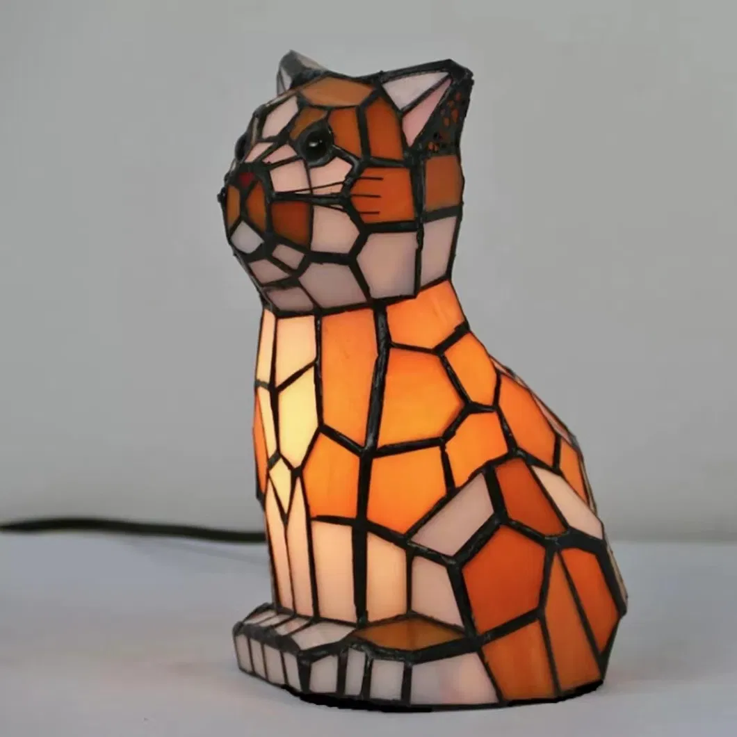 Tiffany Style Art Glass Work Table Lamp