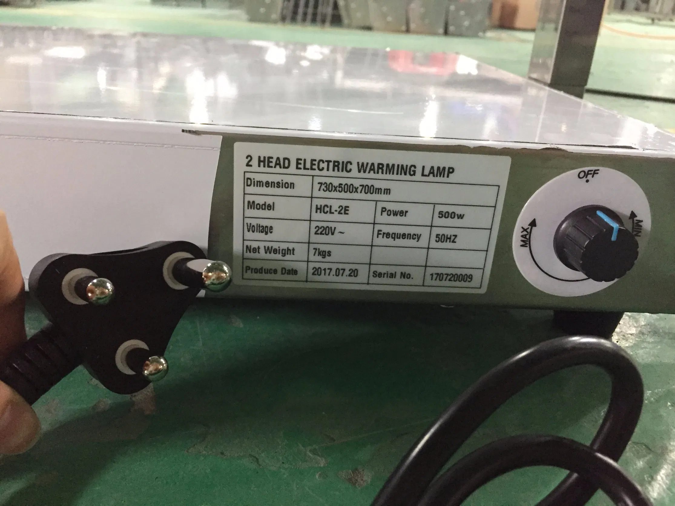 HCl-2e 2-Head Buffet Warming Lamp for Food Display (economical)