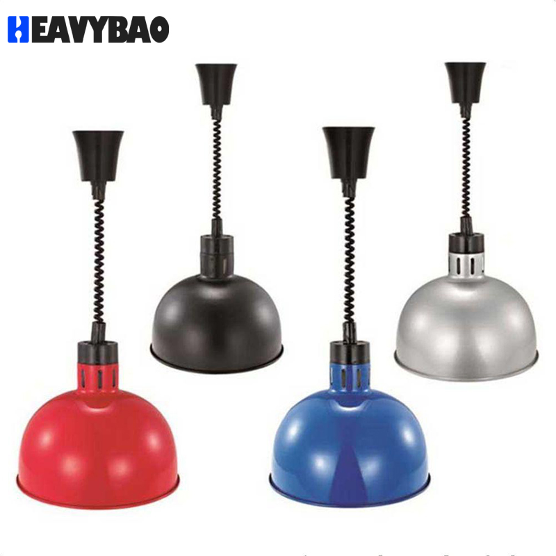 Heavybao Cafeteria Catering Buffet Metal Restaurant Hanging Retractable Heat Lamps