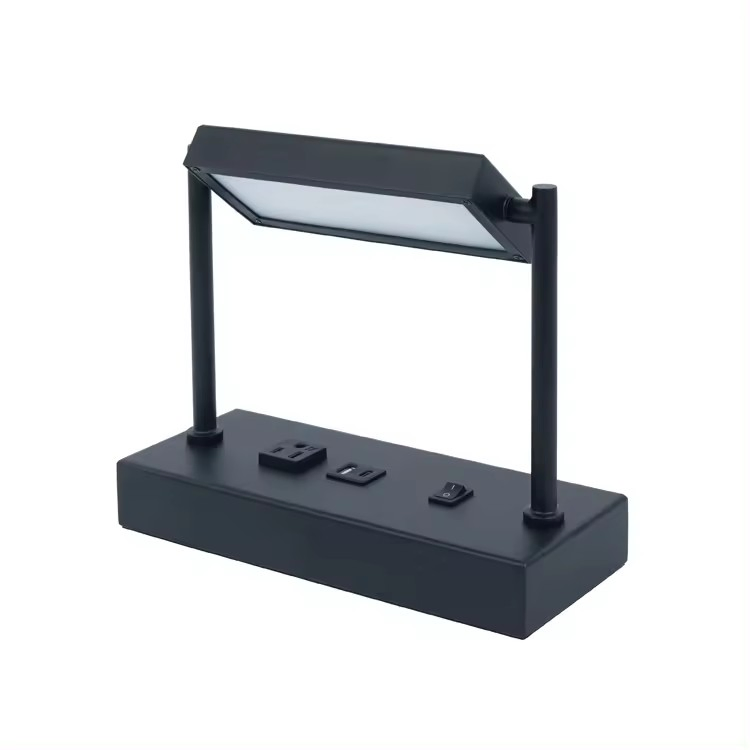 Hampton Inn by Hilton Kinetic Scheme Room, 1 King Bed, Accessible, Reading Table Side Task Lamp Integrated LED with USB Ports