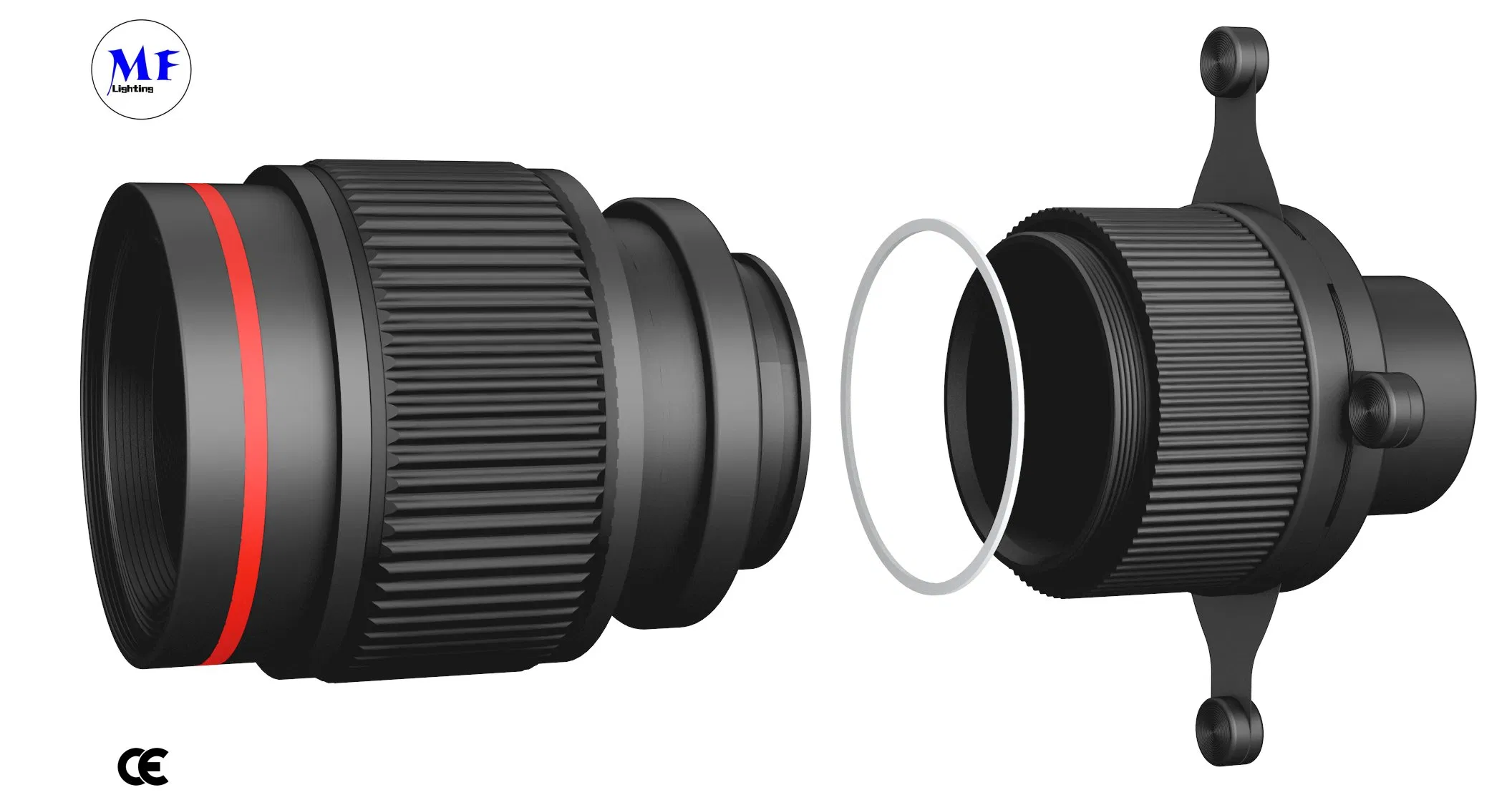 Factory Price Optical-Grade Variable Aperture Dimmable Shapeable Projection Track Light for Logo Projection and Architect