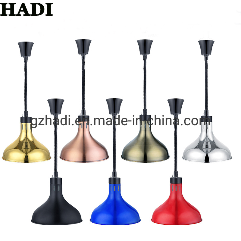 Buffet Light Product Hanging Adjustable Flexible Chandelier Ceiling Preservation Colored Infrared Buffet Food Heat Warm Lamp