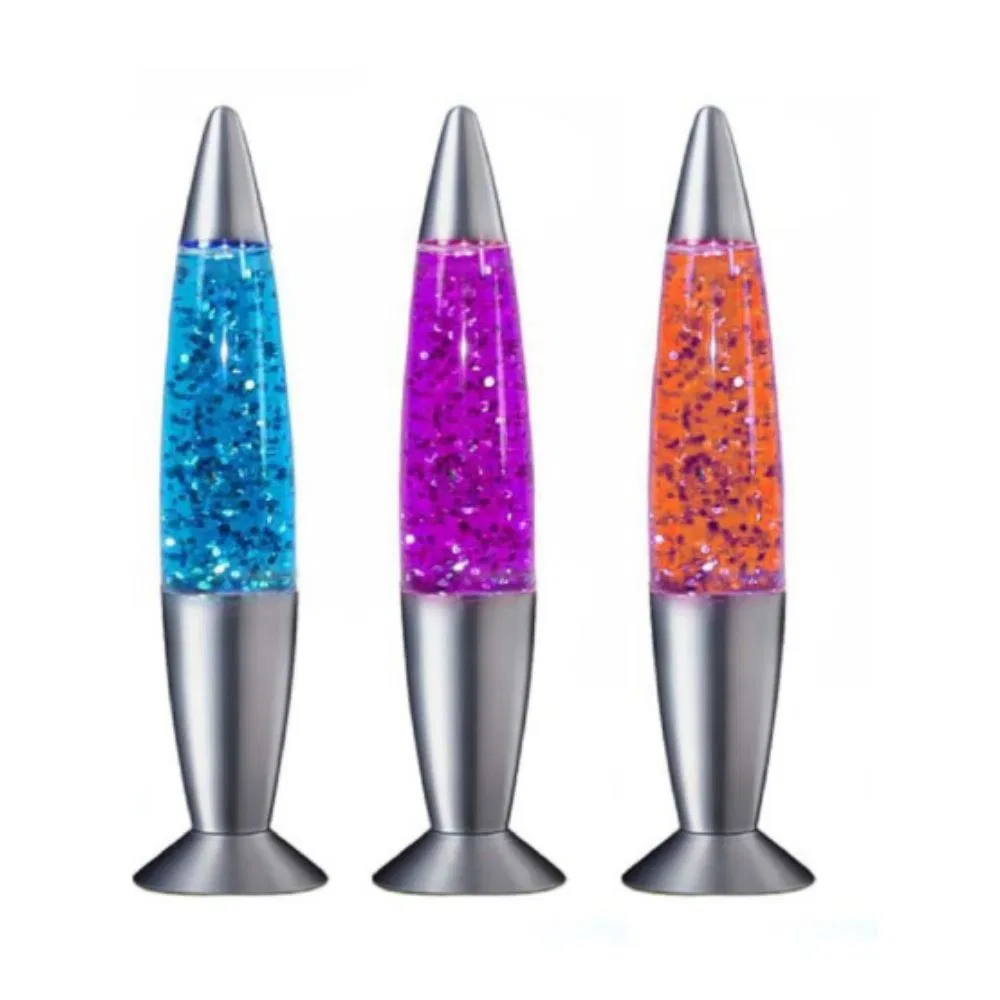 Jellyfish Creative Decorative Night Light Liquid Lava Lamp Conical Bottle Wax Mi17685