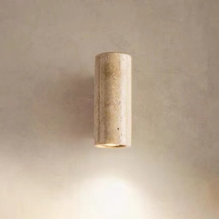 2026 Hot Sale Modern Nordic Wabi Sabi Travertine Natural Stone LED Wall Light Home Decor Staircase Bedrooms Living Room Hotel Bedside Wall Lamp (ZY-BD016)