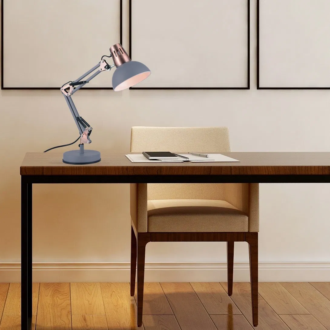 Table Lamp E27 Bulb Holder Classical Swing Arm Architect Lamp Flexible Desk Light for Office