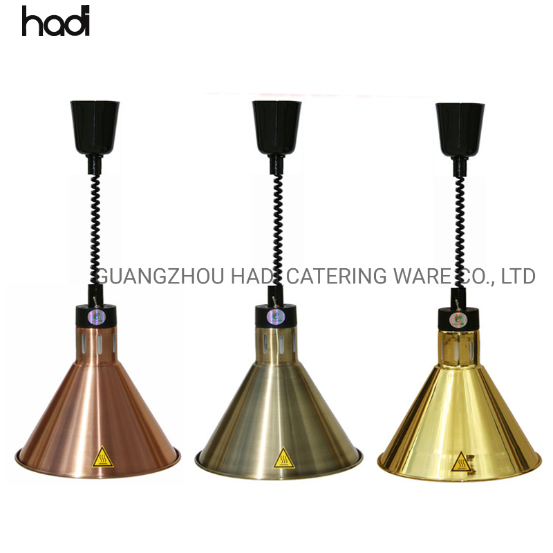 Guangzhou Restaurant Equipment Manufacturers Wholesale Infrared Heater Lamp Hanging Infrared Food Warmer Heat Lamps for Buffet