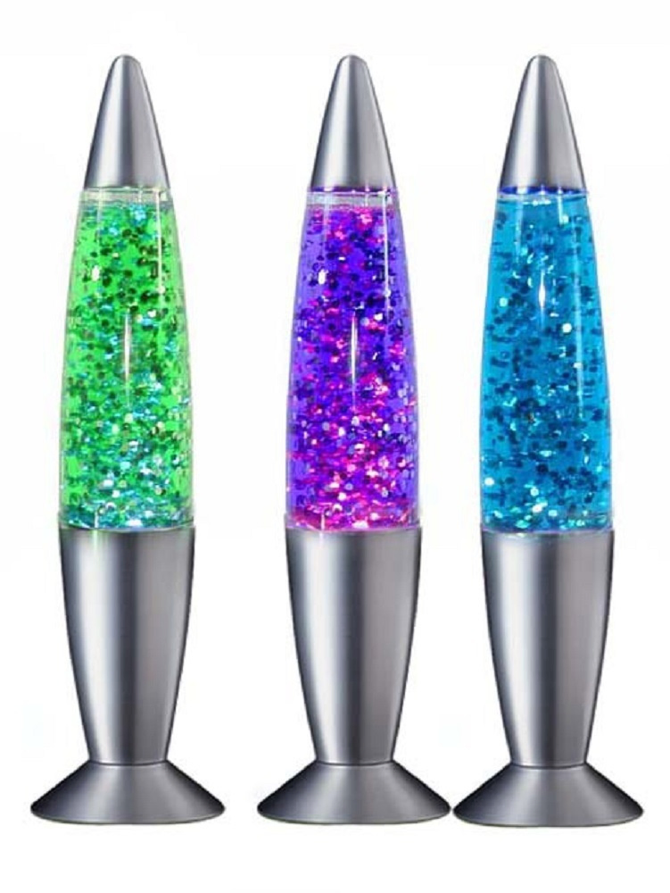Jellyfish Creative Decorative Night Light Liquid Lava Lamp Conical Bottle Wax Mi17685
