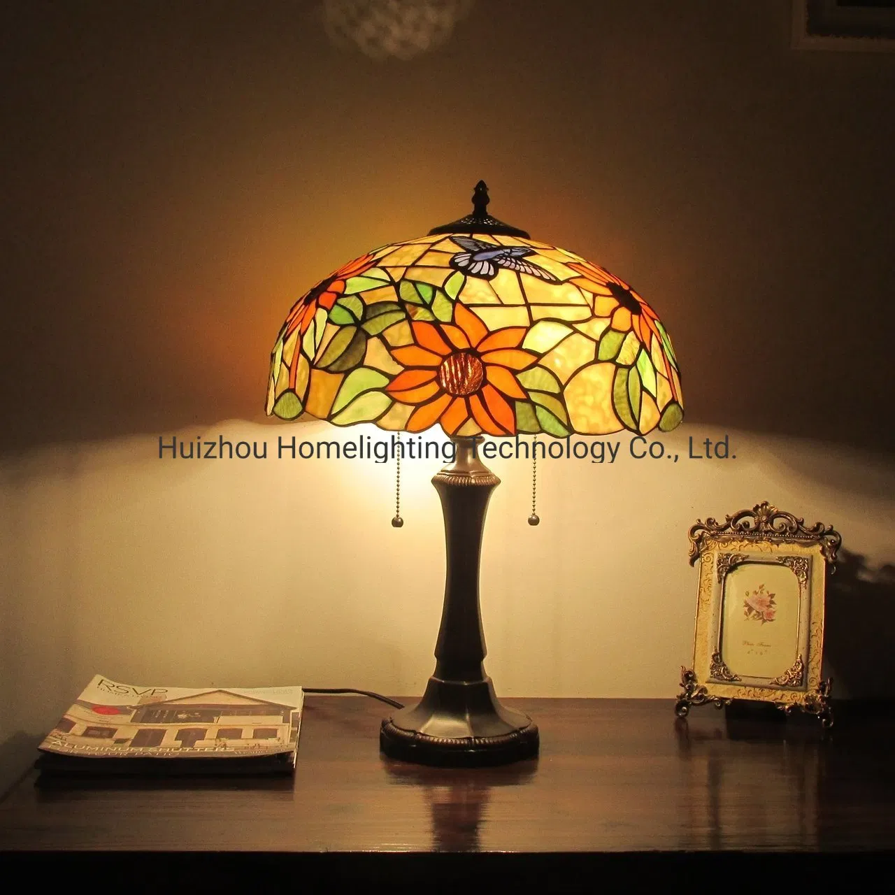Jlt-1622 Stained Glass Tiffany Table Lamp
