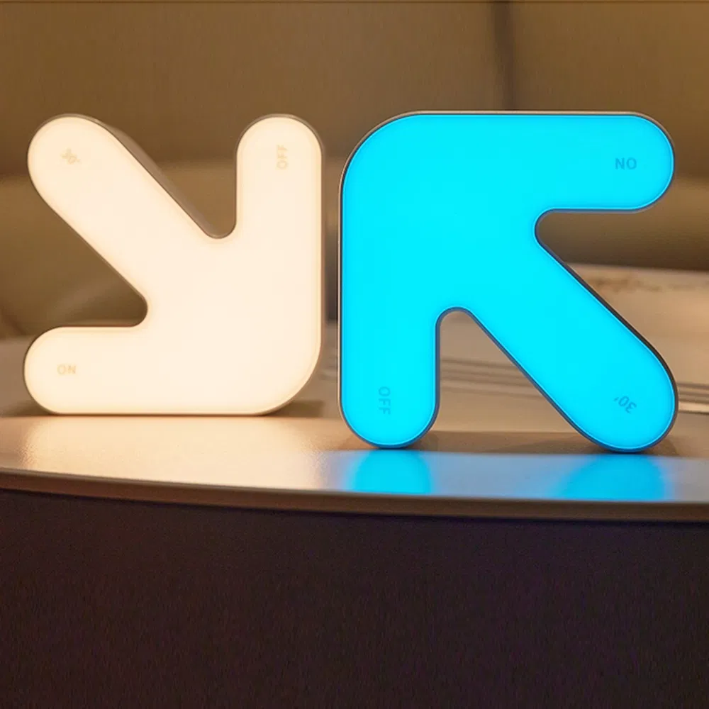 Multi-Functional Rechargeable Tap Control Arrow LED Night Light for Kids Bedroom