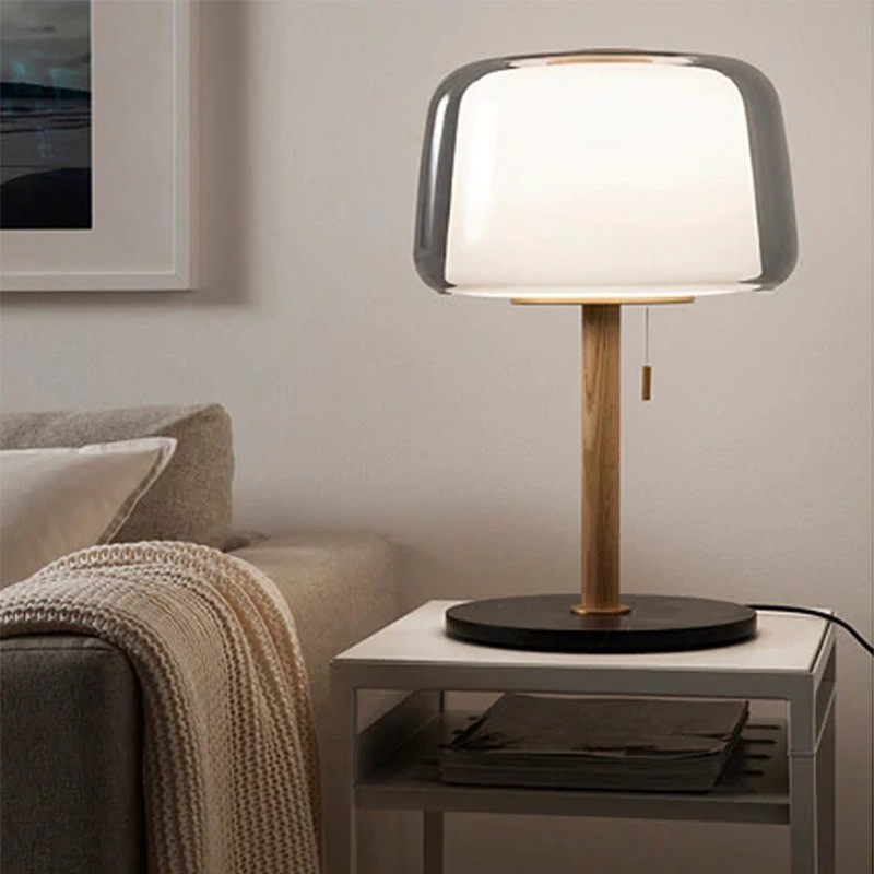 Zy Custom Nordic Bedroom Bedside Hotel Restaurant Reading Glass LED Table Lamp