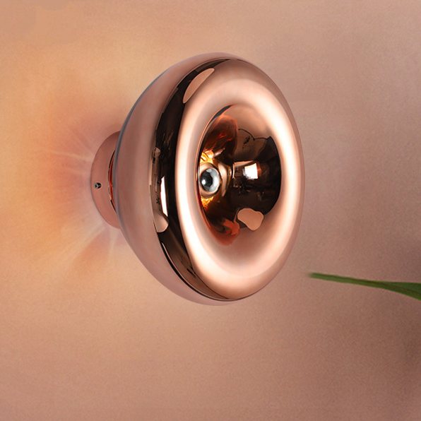 Wholesale Modern Luxury Nordic Indoor Use Vintage Aluminum Glass LED Wall Lamp Living Room Lava Staircase Bar Background Home Decor Glass Wall Lamp (ZY-R009)