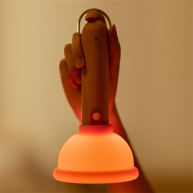 LED Bedroom Use Modern Rechargeable Light Cute Funny Silicone Bedside Lava Lamp