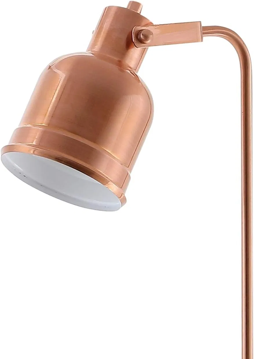 Metal Task LED Contemporary Transitional Modern Minimalist Copper Floor Lamp