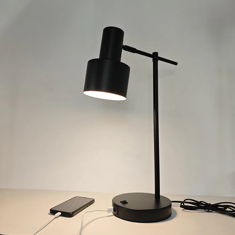 Modern Matte Black Task Lamp
