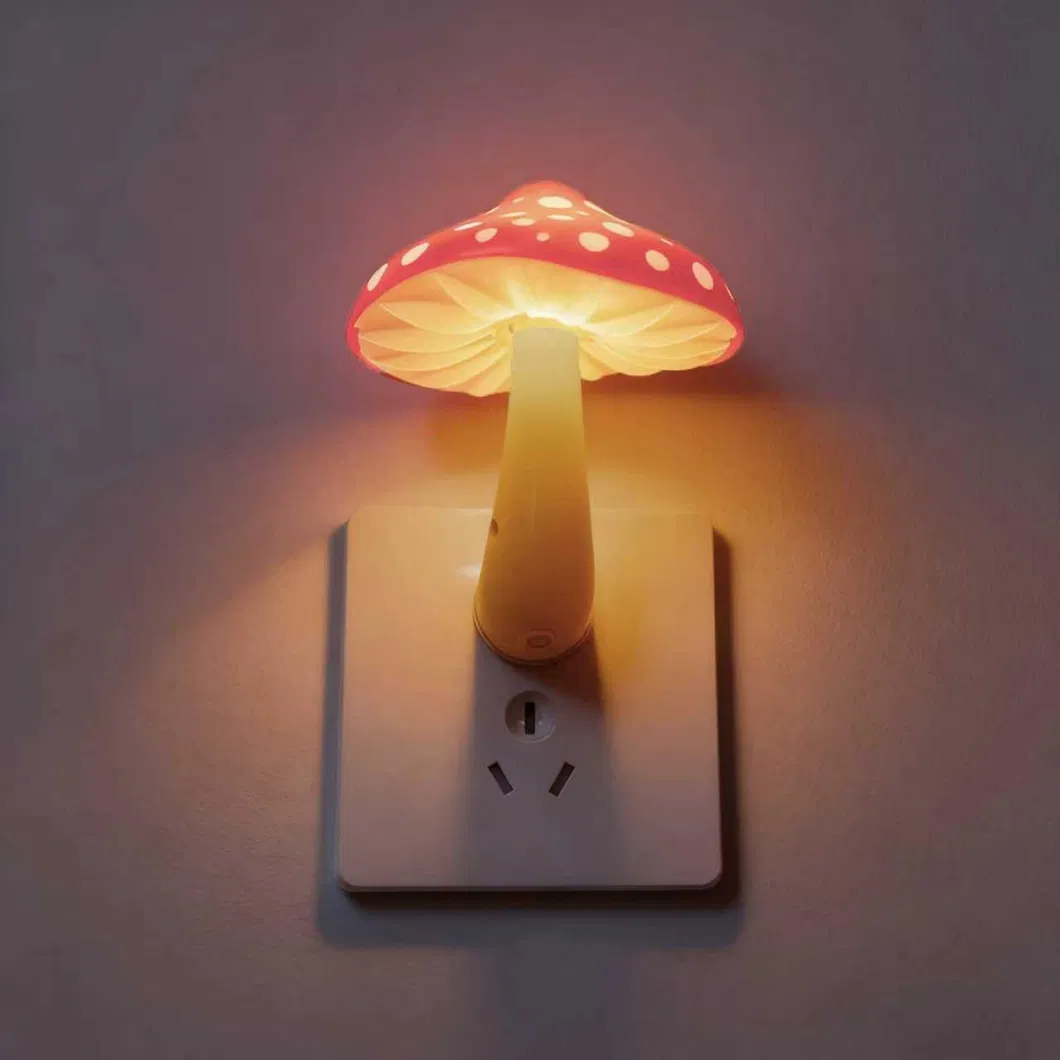 Red Mushroom Night Light View