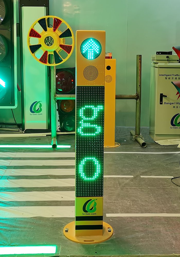 Traffic Signal Light Voice Warning Column with Voice Guidance for Pedestrian Crossing