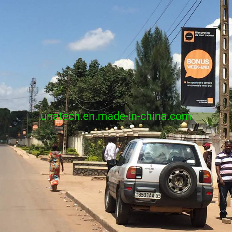 Metal Street Light Pole Advertising Promotion Banner Clamp