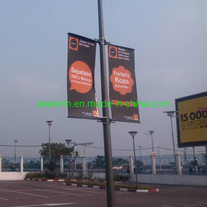 Metal Street Light Pole Advertising Promotion Banner Clamp